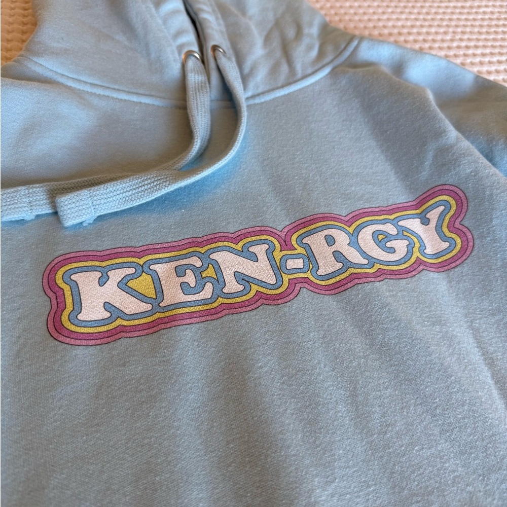 Blue Hoodie with Barbie KEN-RGY Graphic
